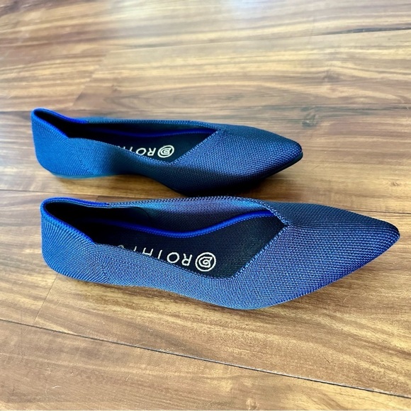 Rothy’s The Point Navy Blue Flat Size: 6.5 - Picture 3 of 6